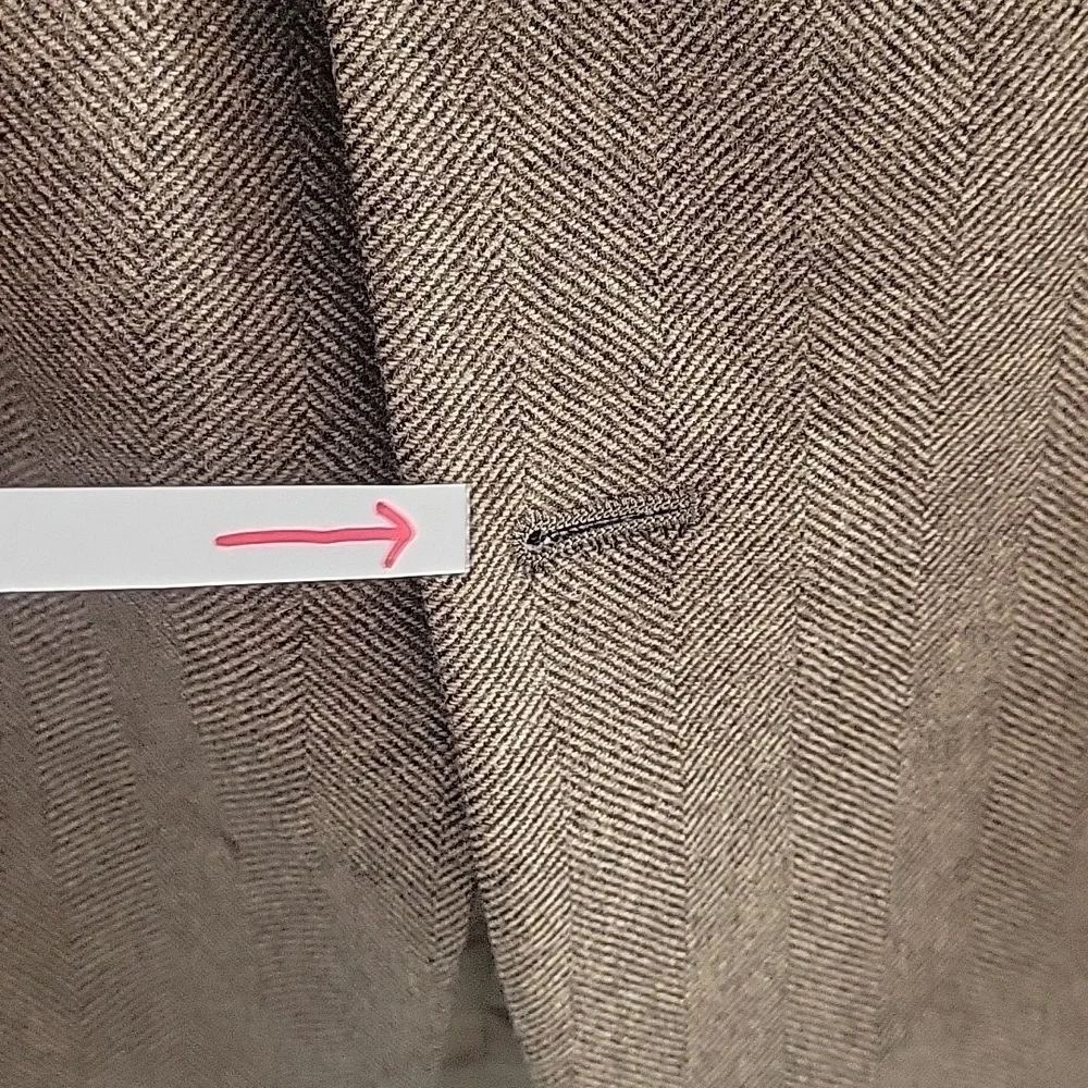 Michael Kors brown wool cashmere sport coat men's 48L